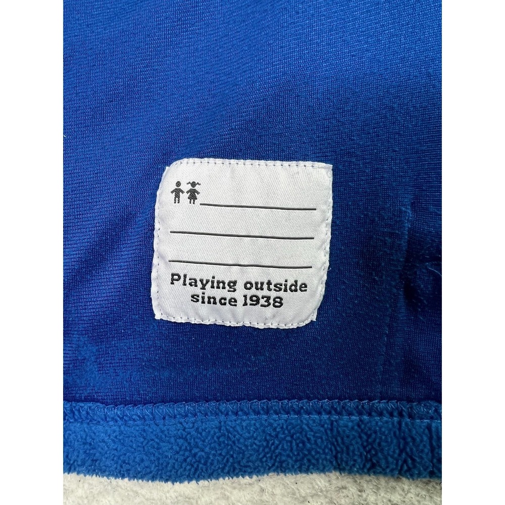 Columbia Fleece Jacket Youth XL 18/20 Blue Colorblock Omni Heat Full Zip - Picture 7 of 10